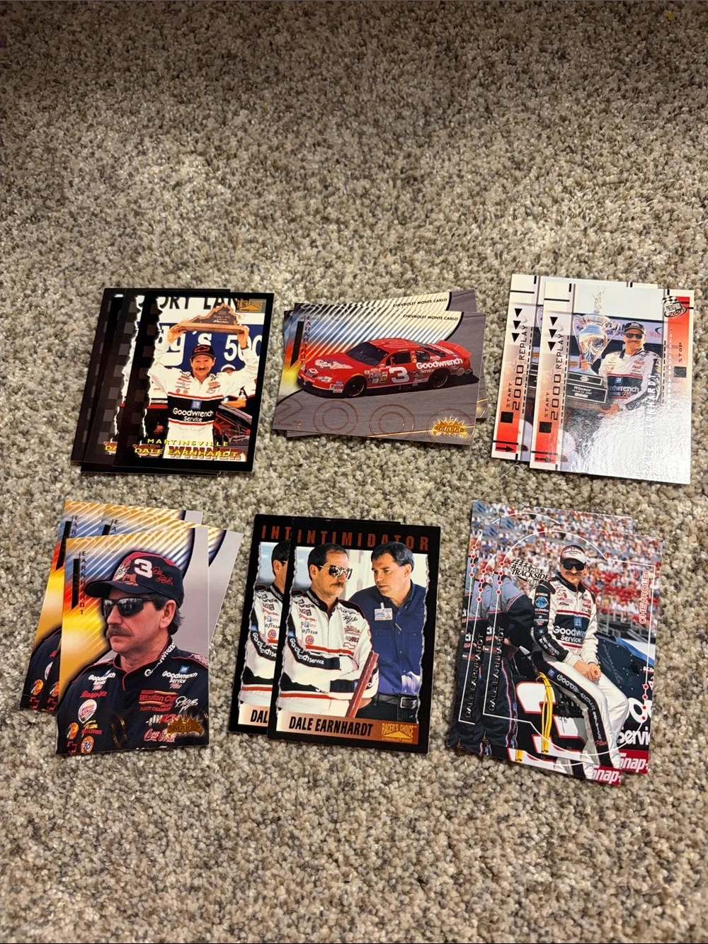 (25) Dale Earnhardt NASCAR Cards 1996-2001